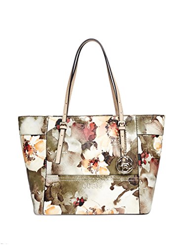 GUESS Women’s Delaney Floral-Print Small Classic Tote