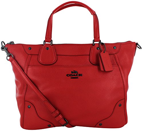 Coach Mickie Women’s Leather Satchel Handbag Bag