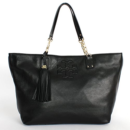 Tory Burch Womens Thea Tote, Black, One Size