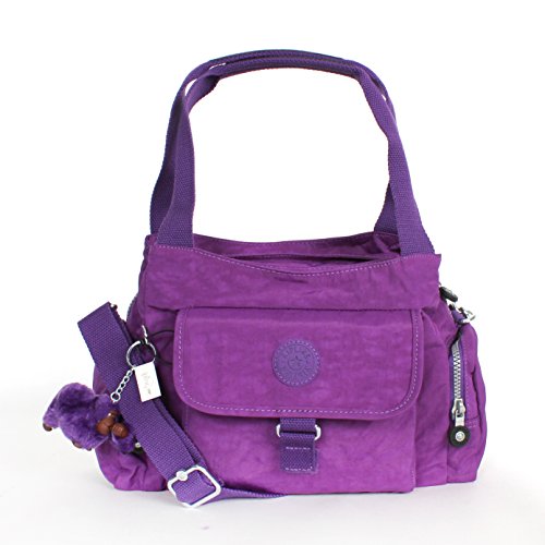 Kipling Felix (Fairfax) L Shoulder Bag Crossbody Tile Purple