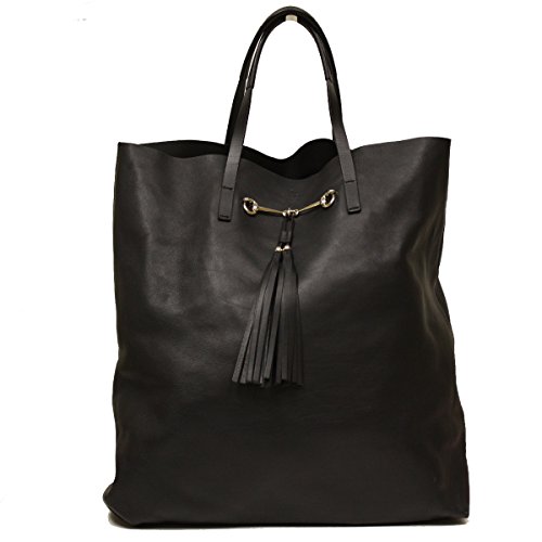 Gucci Horsebit Large Soft Leather Tote Bag 297005