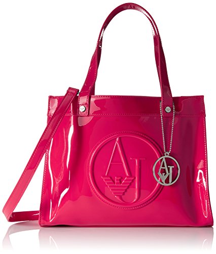 Armani Jeans RJ Shopper Convertible Top Handle Bag, Pink, One Size