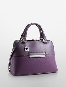 Calvin Klein Valerie Studio Dome Satchel Bag Handbag Purse