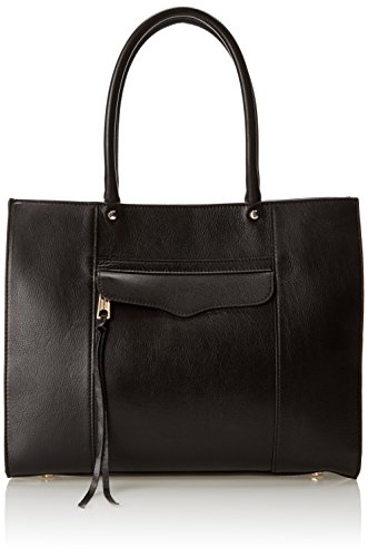 Rebecca Minkoff Medium MAB Tote Handbag,Black/Black,One Size
