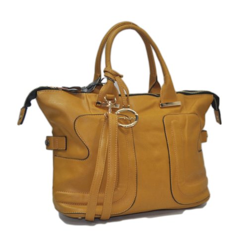 Sori Collection “035” Casual Decorated Designer Inspired Tote Handbag