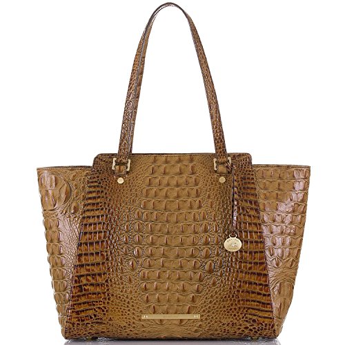 NEW AUTHENTIC BRAHMIN LARGE TORI CARRYALL TOTE (Toasted Almond)