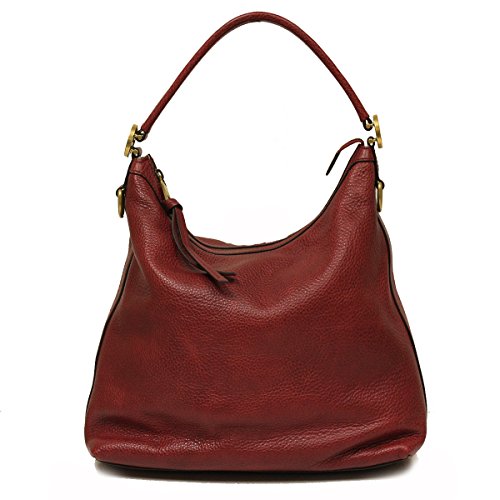 Gucci Miss GG Red Leather Shoulder Hobo Bag 326514