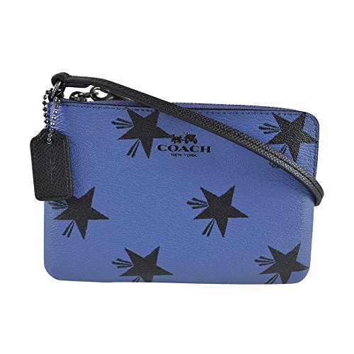 COACH CORNER ZIP WRISTLET IN STAR CANYON PRINT COATED CANVAS (F64239)