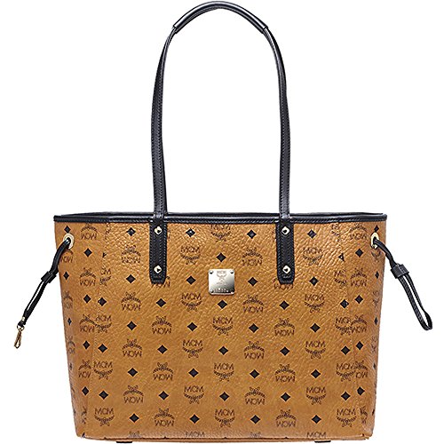 2015 AW MCM Authentic SHOPPER PROJECT Medium Reversible Shopper Bag_Cognac MWP5AVI38CO