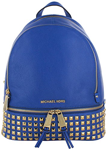 Michael Kors Rhea Women’s Small Studded Backpack Bag Leather