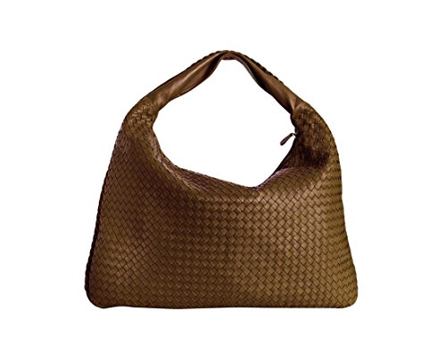 CIAMPI by Gazzelle Ciampi Woven Leather Hobo