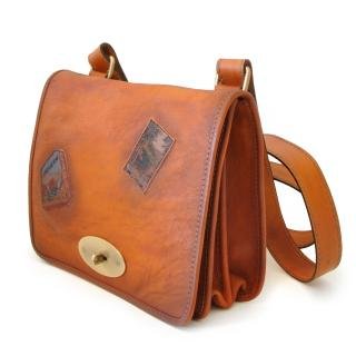 Pratesi Italian Leather Portalettere Small Womens Leather Shoulder Bag
