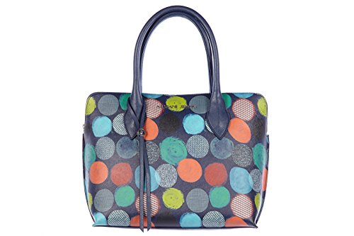 Armani Jeans women’s handbag shopping bag purse multicolor blu
