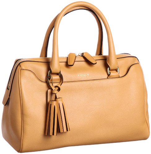 COACH Legacy Haley Leather Satchel 23574 in Mustard