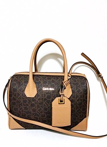 Calvin Klein Brown/khaki/camel Satchel Shoulder Bag Handbag H5ddj4av $198