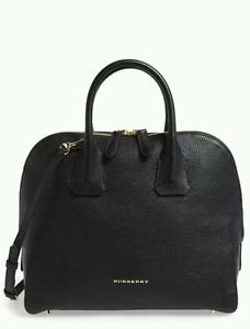 Burberry Medium Yorke Satchel Black Handbag New