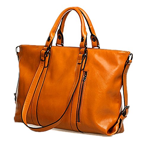 Women’s Classic Fashion Tote Handbag Shoulder Bag Perfect Large Tote with Shoulder Strap