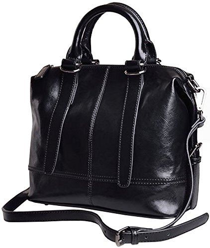 Heshe® Women’s New Fashion Leather Tote Handbag Shoulder Bag Sling Bag Simple Travel for Ladies