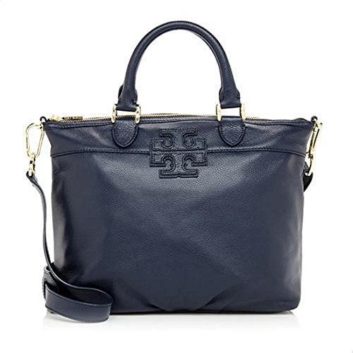 Tory Burch Stacked T Small Satchel – Starless Night