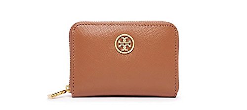 Tory Burch Robinson Zip Saffiano Leather Coin Case – Tiger’s Eye