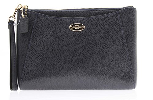 Coach F53417 IMMID MORGAN CLUTCH 24 IN PEBBLE LEATHER