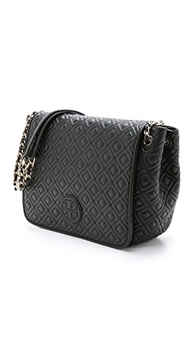 Tory Burch Marion Quilted Small Shoulder Bag – Black