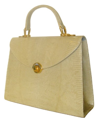 Karina – Genuine Lizard Skin Handbag – Fantastic Offer: 55% Off !!!