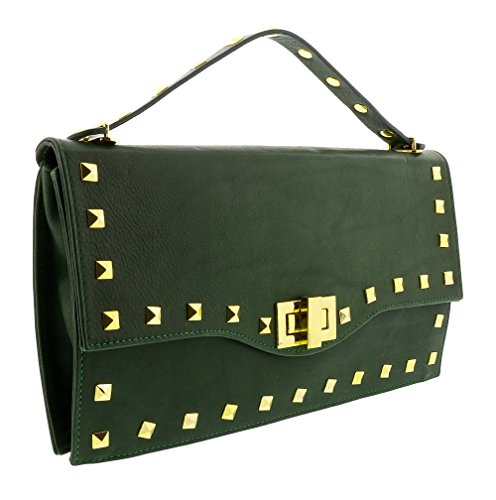 HS3651 CIARA Leather Clutch/Shoulder Bag