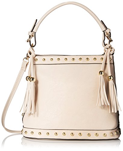 MG Collection Susie Tassel Studded Tote