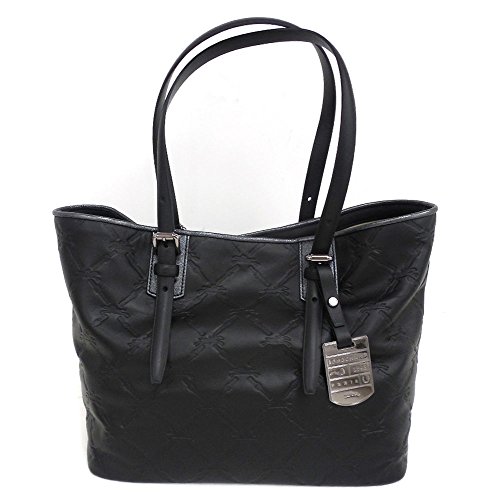 Longchamp LM Cuir Shoulder Bag, Black/Nickel, Small