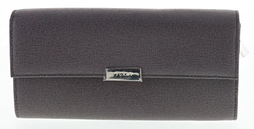 Furla Saffiano Leather Classic Hardware Flap Wallet (Mist 035)