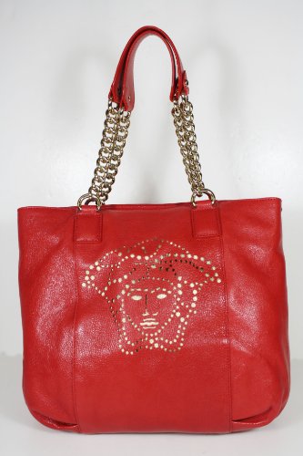 Versace Handbags Red Leather DBFC674 (CLEARANCE)