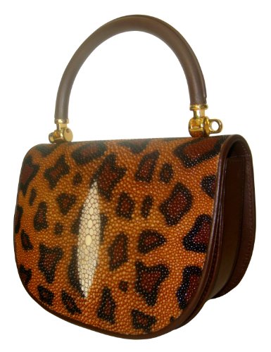 Lola Lp – Genuine Stingray Skin Handbag – Happy Holidays – 65% off!