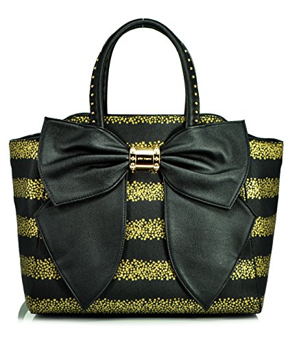 Betsey Johnson Oh Bow Bag, Gold