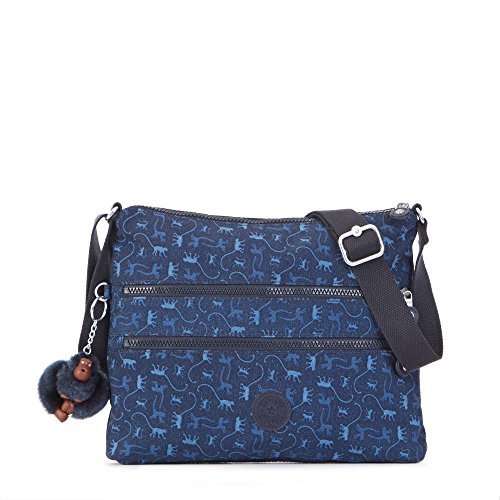 Kipling Women’s Alvar Crossbody Bag One Size Monkey Mania Blue