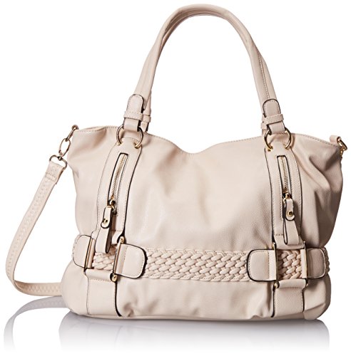 MG Collection Samantha Weave Belt Hobo Handbag