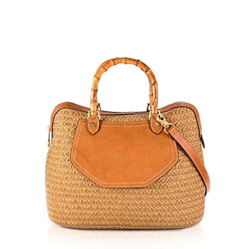 Eric Javits Designer Women’s Maxime Handbag (Natural)