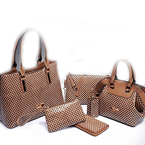 SmileForever Noble Elegant Fashion Female Six-Pieces Leisure Handbag