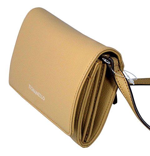 Tignanello Slim Cellphone Crossbody Handbag- Honey