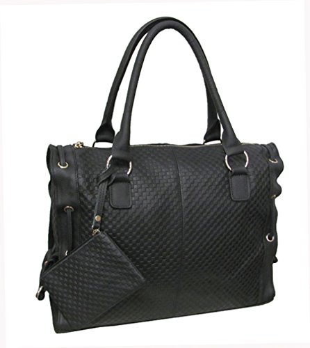 AmeriLeather Alpha Handbag/Shoulder Bag (Black)