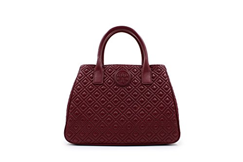 Tory Burch Red Agate Marion Quilted Tote