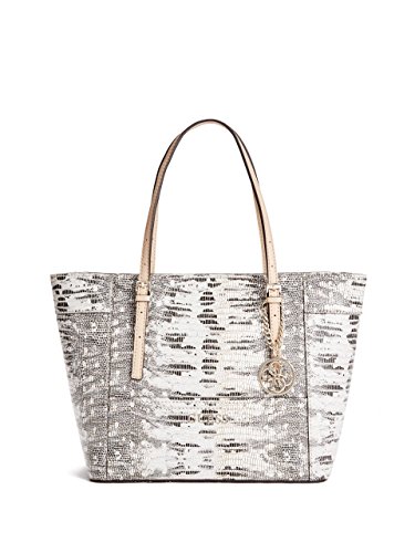 GUESS Delaney Snake-Embossed Small Classic Tote