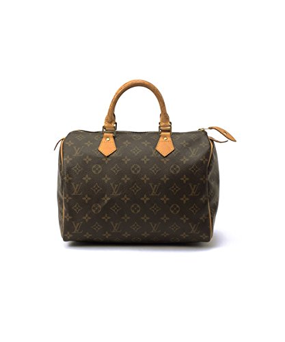 Authentic Women’s Vintage Louis Vuitton Speedy 30 Brown Monogram Travel Bag
