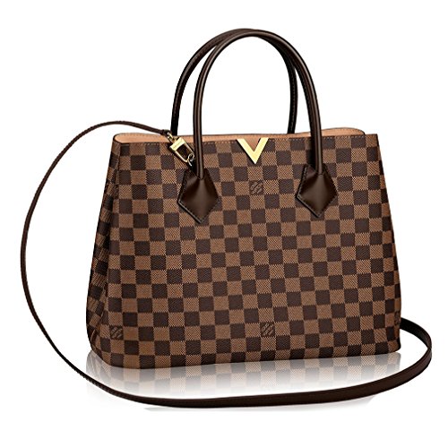 Authentic Louis Vuitton Damier Kensington Shoulder Handbag Article: N41435 Made in France