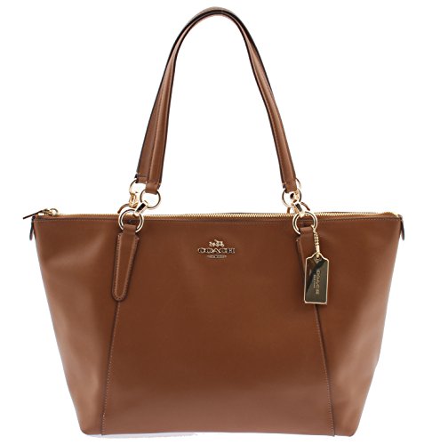 Coach Armor Leather Ava Tote – Saddle