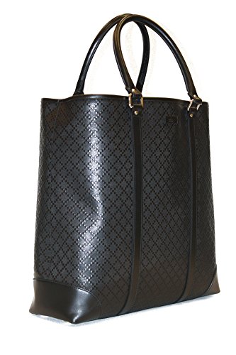 Gucci Handbag Large Black Supreme GG Plus canvas and Leather