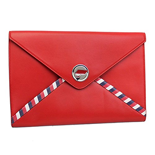 2016′ Ss Chanel Airlines Red Leather Pouch A82434 Y25399 2B425