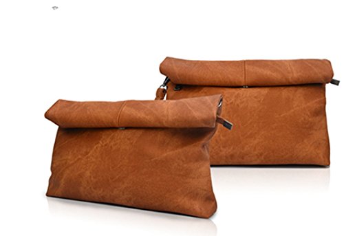 Eonjoy-Fashion Fold-over crimping Envelope Clutch Bag Lady Handbag Shoulder & Cross Body bags