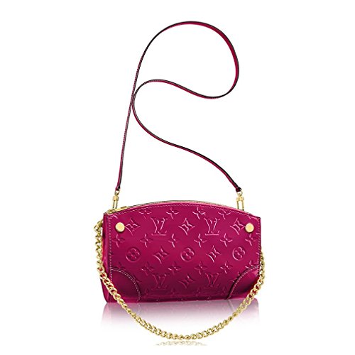 Authentic Louis Vuitton Monogram Vernis Leather Santa Monica Clutch Handbag Article: M50587 Made in France
