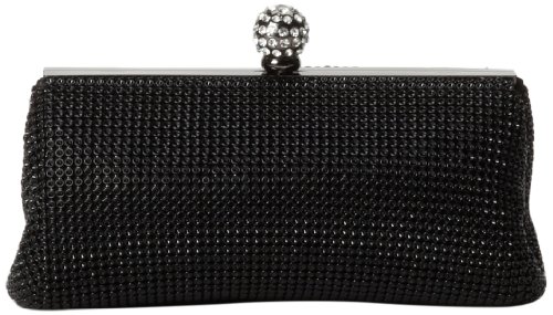 Whiting & Davis Dimple Mesh Framed Clutch